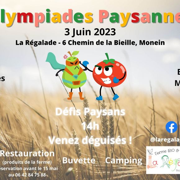 Olympiades paysannes - MONEIN