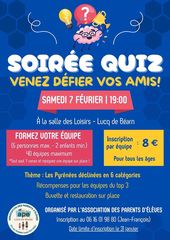 Soirée quiz - LUCQ-DE-BEARN