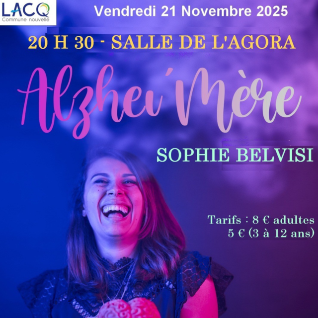 Spectacle Alzhei'mère - Sophie Belvisi - Lacq