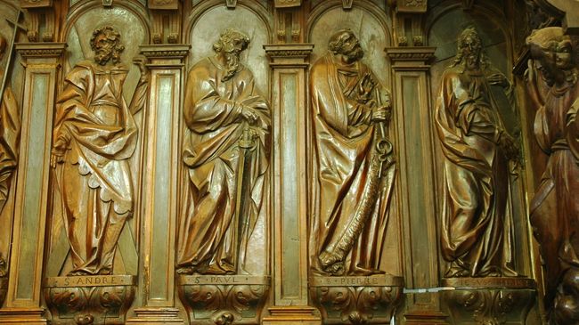 Stalle de la cathédrale de Lescar