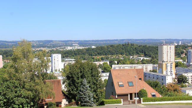 Panorama du haut de Mourenx au belvedere