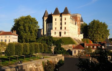 The park of the Castle of Pau