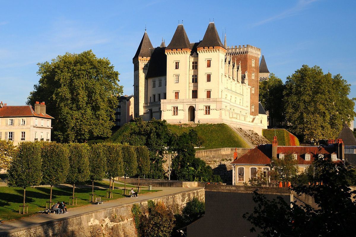 The park of the Castle of Pau