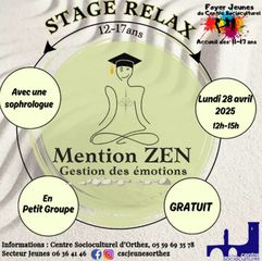 Stage Relax 12-17 ans - ORTHEZ
