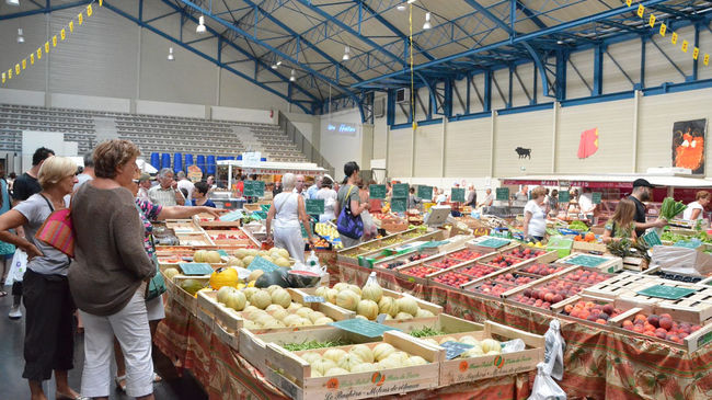 Mercado de Orthez los martes martes por la mañana