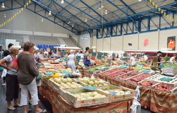 Orthez market on Tuesday mornings