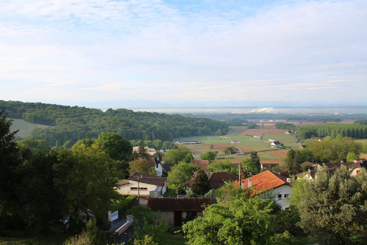 Vista desde Arthez-de-Béarn