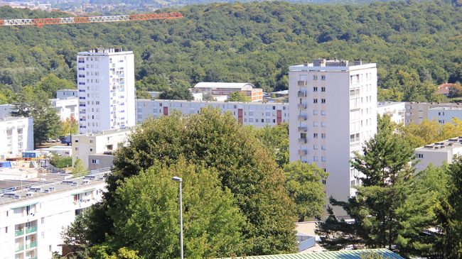Les tours du centre ville de Mourenx