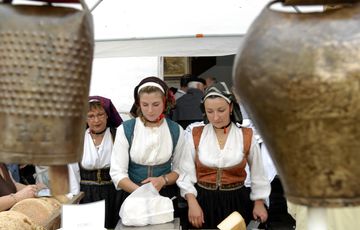 Cheese fair in Laruns