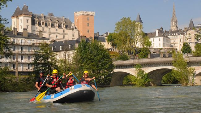 Rafting sur le gave de Pau