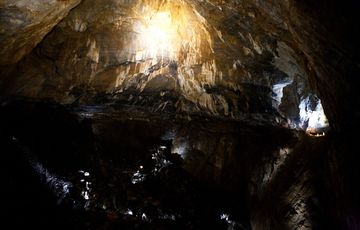La gruta de La Verna