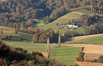 Viewpoint from the hillsides of Monein