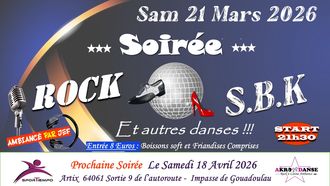 Soirée Rock SBK et autres danses - ARTIX