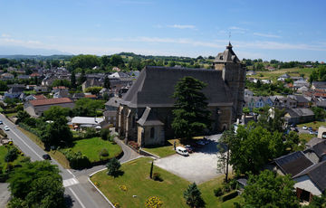 The church of St Girons in Monein