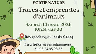 Sortie nature : Sur les traces et empreintes d'animaux - ORTHEZ