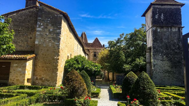 Jardin du musée Jeanne d'Albret à Orthez