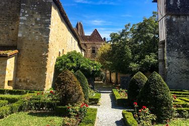 Jardin du musée Jeanne d'Albret à Orthez