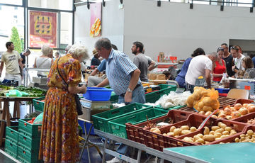 Mercado de Orthez los martes martes por la mañana