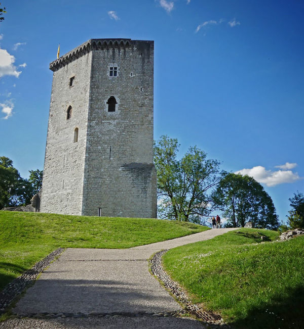 The Moncade Castle in Orthez