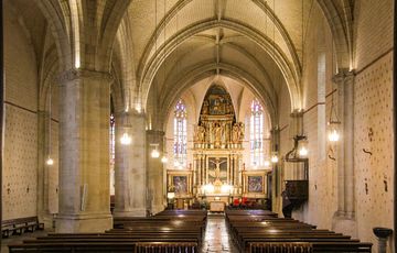 L'église St Girons et son retable du 18è siècle