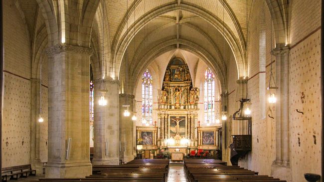 L'église St Girons et son retable du 18è siècle