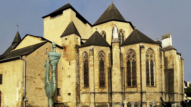 The Cathedrale of Oloron-Sainte-Marie