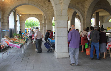 Monein market on Monday mornings