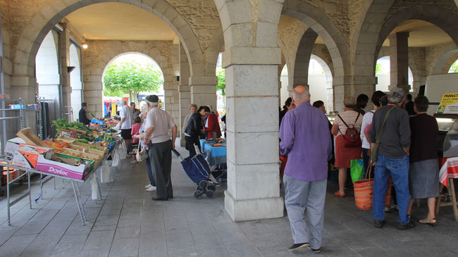 Monein market on Monday mornings