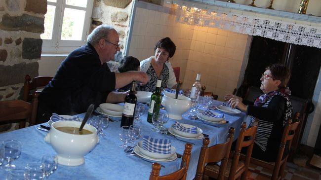 Garbure béarnaise en famille
