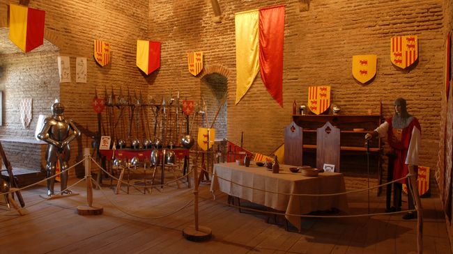 Intérieur du Château de Montaner