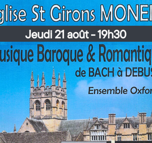 Concert Musique Baroque & Romantique - Monein