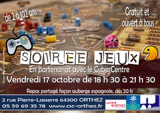 Soirée jeux - ORTHEZ