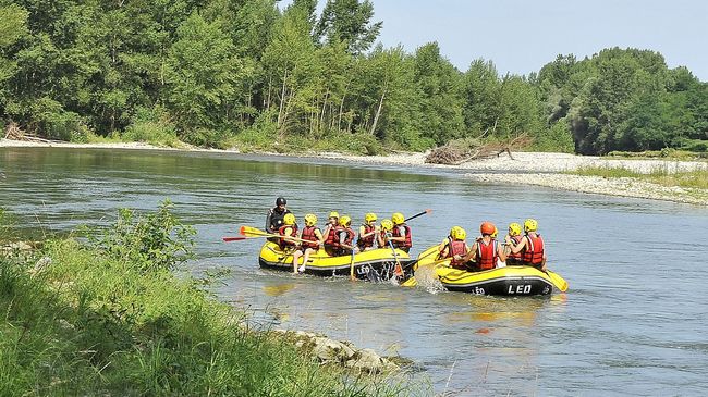Rafting sobre el Gave de Pau