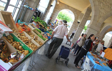 Marché de Monein le lundi matin