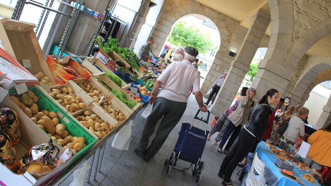 Monein market on Monday mornings