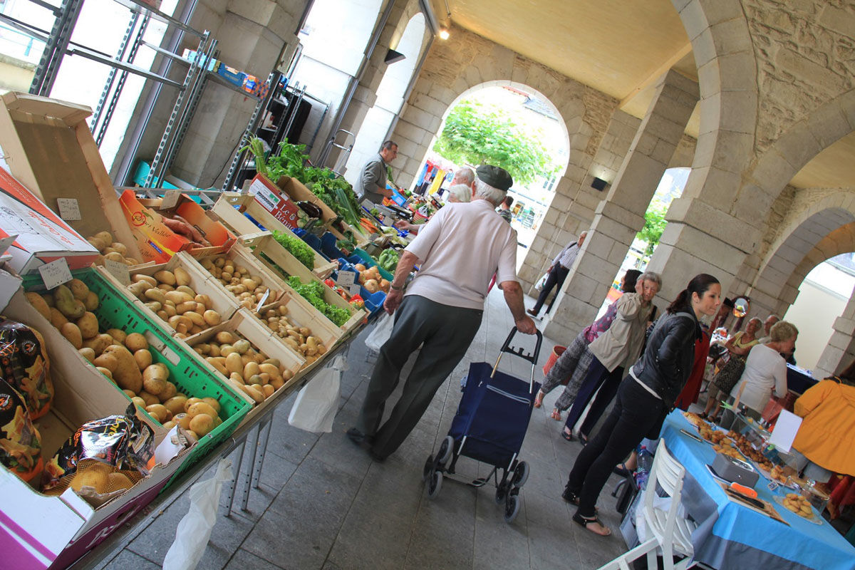 Mercado de Monein los lunes por la mañana