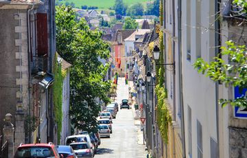 La rue Moncade d'Orthez