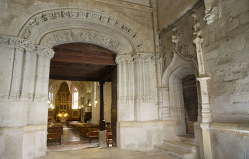 Narthex of the church St Girons in Monein