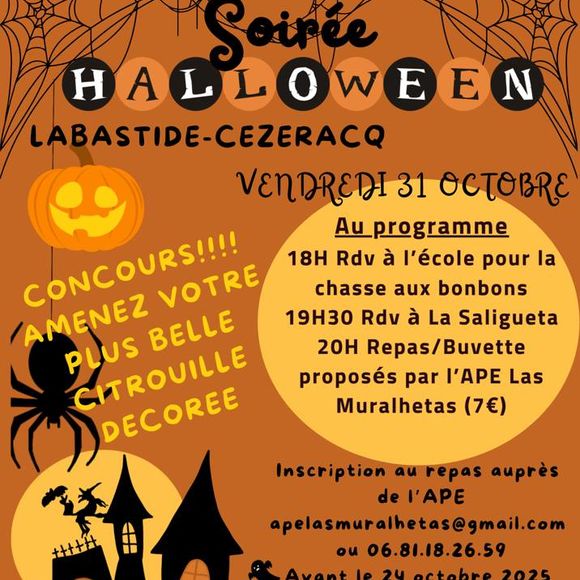 Soirée halloween - LABASTIDE-CEZERACQ
