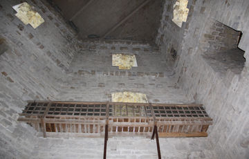 Interior del Castillo Moncade en Orthez