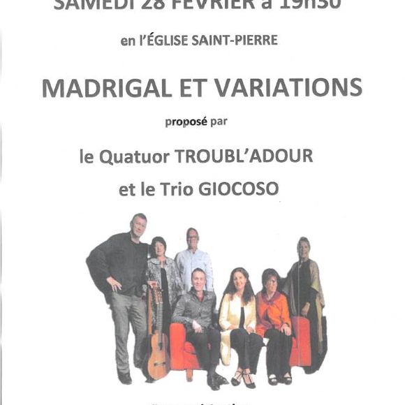 Concert : Madrigal et Variations - ORTHEZ