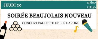 Soirée Beaujolais nouveau - ORTHEZ