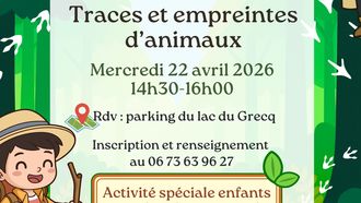 Sortie nature : Sur les traces et empreintes d'animaux - ORTHEZ
