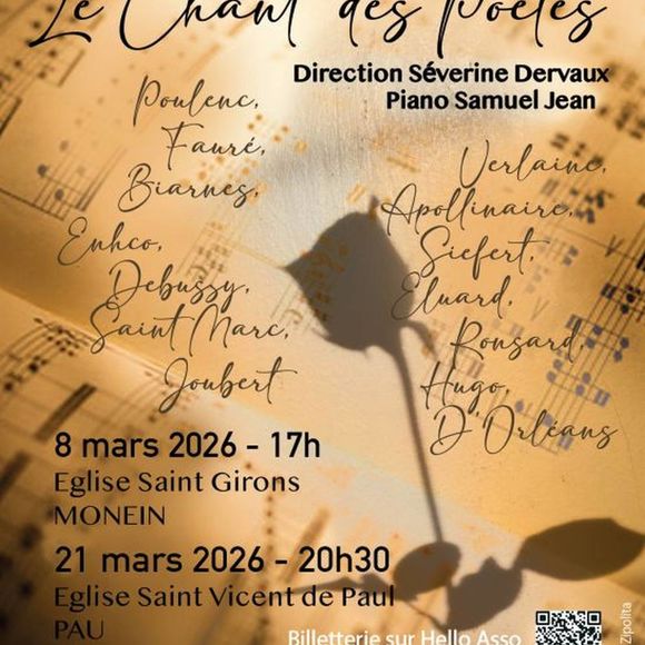Concert : Le chant des poètes - MONEIN