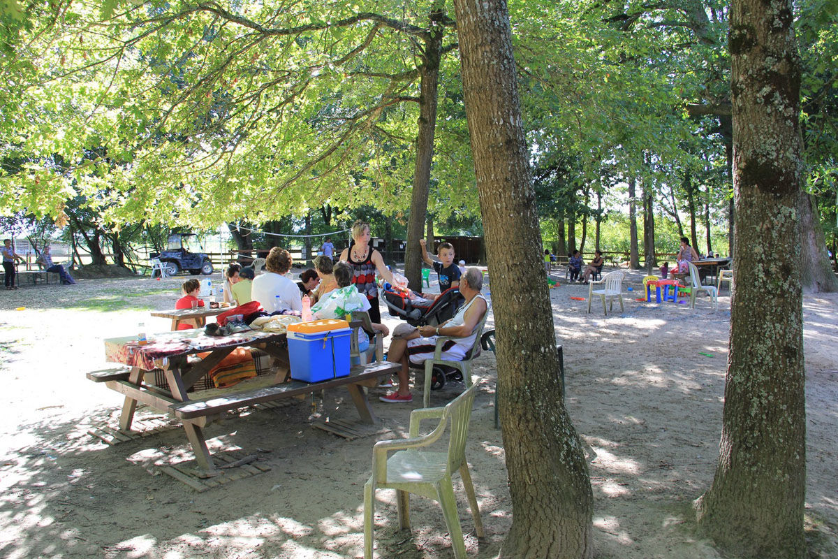 Zona de picnic de la Pêcherie d'Aurit en Hagetaubin