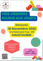 Vide grenier / Bourse aux jouets - HAGETAUBIN
