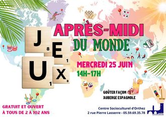 Après-midi Jeux du monde - ORTHEZ