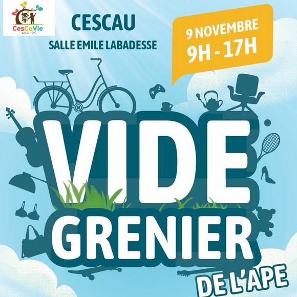 Vide grenier - CESCAU