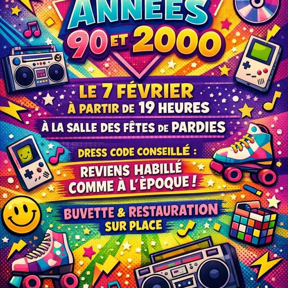 Soirée années 90 et 2000 - PARDIES