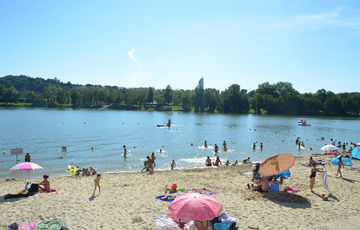 La playa vigilada